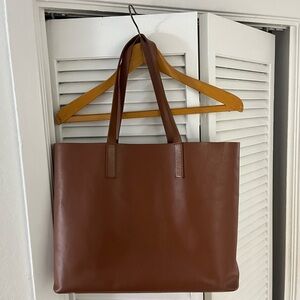 Everlane Cognac Leather Market Day Tote